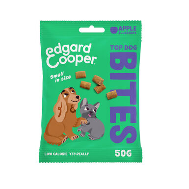 Edgard & Cooper Snacks Mini de Maçã para cães 